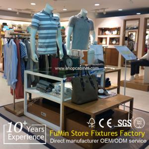 China garments display stand for hypermarket factory