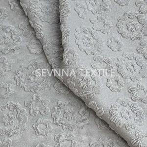 China High Colorfastness Recycled Swimwear Fabric Uv Function Swim Towelling factory