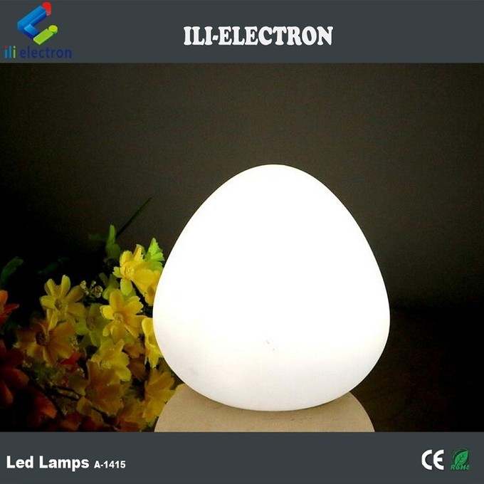 Colorful Egg Shape Night Light LED Lamp Wireless With Remote Control