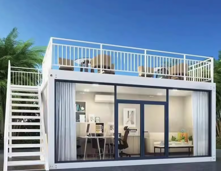 Luxury Mobile Living Container House For Flexible Office Building