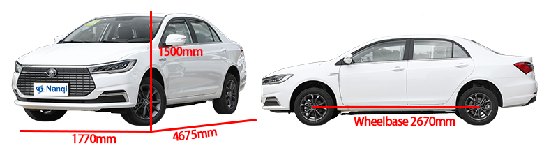 Pure Electric BYD Qin EV New Energy Vehicles 136Ps 4-Door 5-Seat Sedan