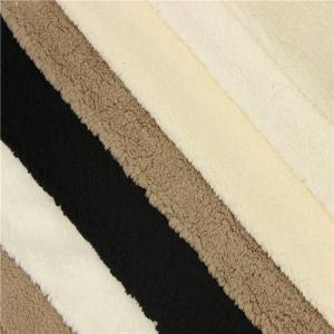 China african fabrics sherpa fur long pile plush tech fleece factory