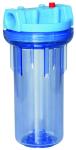 White Drinking Water Clear Filter Housing , Domestic Water Purifier Sediment