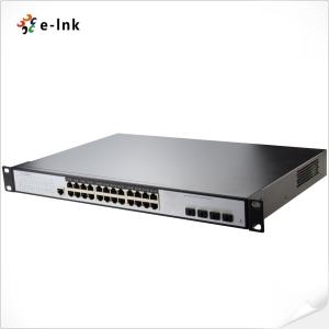 China Layer 3 Managed Ethernet Switch 24 Port 10/100/1000T RJ45 Copper To 4-Port 10G SFP+ factory