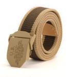 110cm 120cm Fabric Elastic Women Belt Alloy Buckle Glitter Leather
