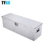 Silver Aluminum Metal Storage Tool Box Customizable car / trailer cabinet