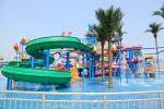 Commercial Medium Water House Aqua Playground Platform With Water Slide for