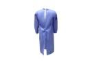 Unisex SMS+PE 53GSM Disposable Ultrasonic Seaming Gown With Ties
