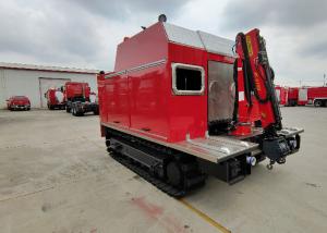 China 200L/S 4.2km/H 750HP Crawler Tracking Fire Pumper Truck factory