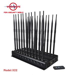 China Stationary 60m 3dBi Antenna Wifi Signal Jammer UHF VHF factory