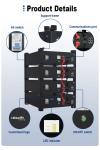 Off Grid 51.2V 100ah 5KWH LiFePO4 Battery Pack 10years Warranty