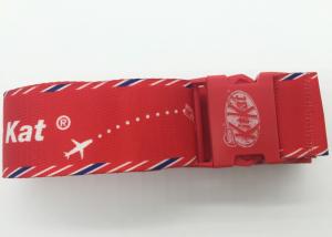 China Custom strong personalised Luggage straps with any color and any printing factory