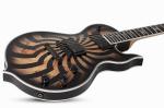 Custom Wylde Audio Odin Grail Charcoal Burst Buzzsaw Electric Guitar Accept OEM
