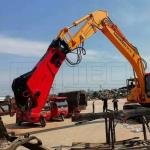 Hydraulic Pulverizer Demolition Scrap Shear For Ship Breaking, Cutting Steel