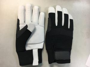 China Leather Mechanical Vibration Resistant Gloves For Tool Handling factory