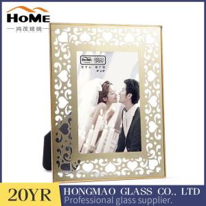China Vintage Attractive Brass And Glass Picture Frame Customer'S Logo Acceptable factory