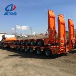 120ton 3/4/5/6/7/8 Axles Low Bed Lowboy Semi Trailer with Dolly Mechanical