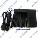 Handheld 12 bands Signal Jammer Mobile Phone GSM CDMA 3G 4G 5G WIFI GPS VHF UHF