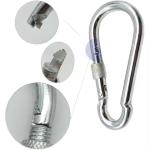 Heavy-Duty Metal Swivel Keychain Carabiner Ceiling Fan Wall Mount Swing Hammock