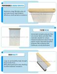 High Dust Capacity Polyester Pleated Flat Frame Air Filter VN680 3452001685