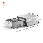 JP slide-out hob one burner diesel stove hob for camper boat