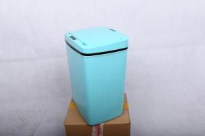 China Blue Sensible Eco Living Trash Can , 12L Self Opening Garbage Can Eco - Friendly factory