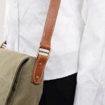 Unisex Leather Shoulder Tote 13.7Lx4.1Wx11H Customized Color Easy Carry