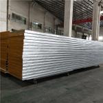 50mm interior wall decoration material rock wool sandwich panel for warehouse