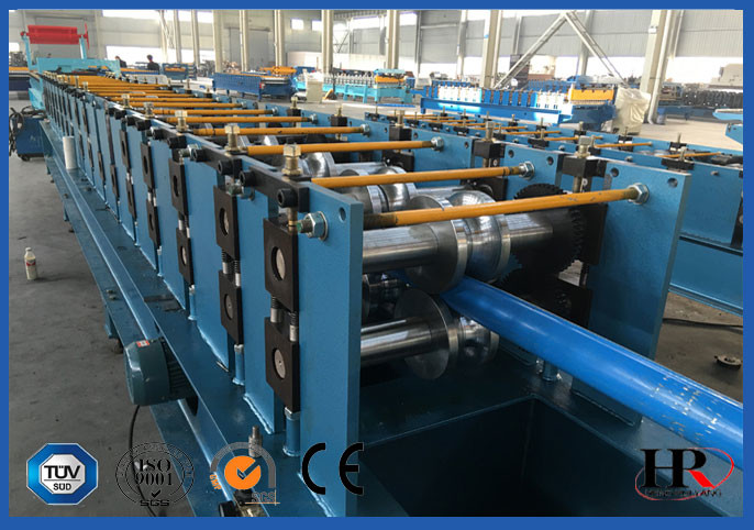 China Steel Structure Drainpipe System Seamless Gutter Machine HT200 factory