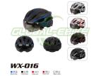 18 Vents Adult Cycling Helmet With Magnetic Absorption Lens And Turnfit System