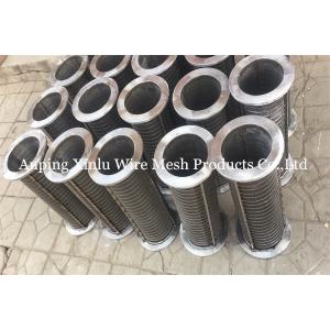 Stainless Steel Reversed Wedge Wire Screen Pipe V Profile Wrapped