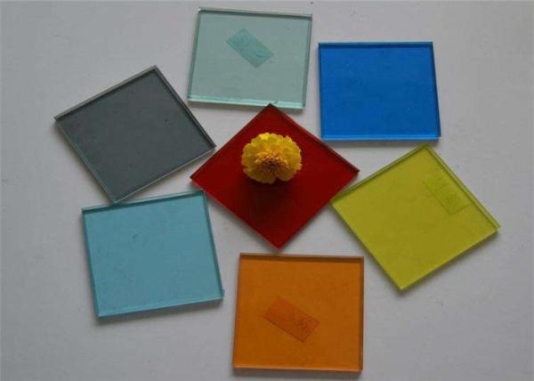 Ford Blue Tinted Float Glass Flat Shape Coloured Float Glass For Furniture