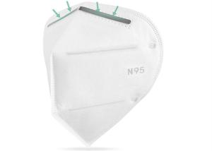 China Non Sterile N95 Face Mask Easy Carrying With Double Meltblown Filter factory