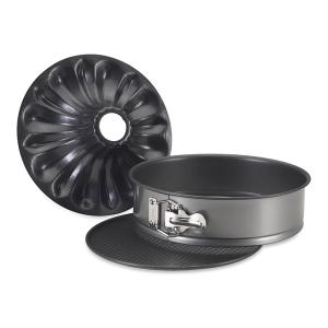 China Bundt Fancy Springform Pan with 2 Bottoms, 9 Inch factory