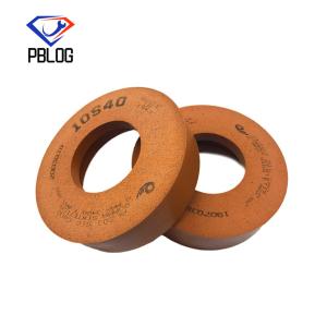China 10S40 Rubber Polishing Abrasive Wheel Grit 150 / 130mm Glass Processing Tools factory