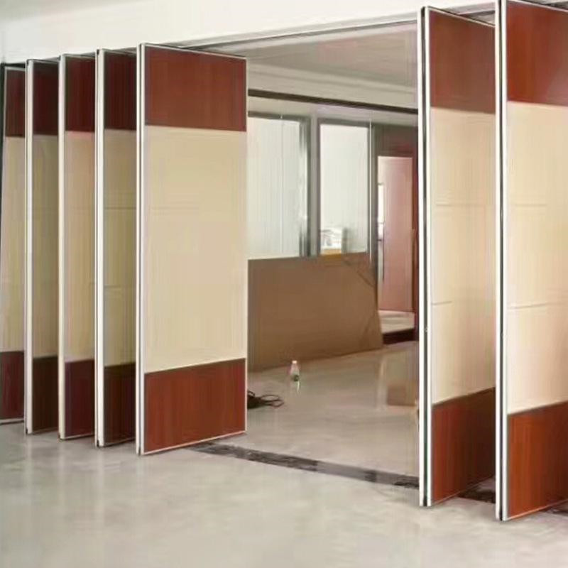 Conference Hall Folding Door Partitions Wood Movable Sliding Partition Walls In USA