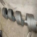 Continuous Cold Auger Blade Stainless Steel Flexible Screw Conveyor Parts