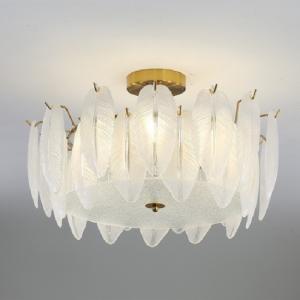 China Nordic Art customized hotel luxury living room crystal pendant light factory