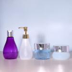 150ml 160ml PET Bottles Purple Empty Foam Spray Bottle For Upscale Cosmetic