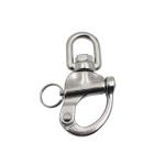 Marine Grade Stainless Steel Swivel Snap Shackle with Polished Surface and