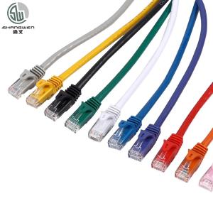 China Rj45 Cat6 Cat6a Cat5E UTP Patch Cord Cable 1m 3m 5m Computer Network Cable factory