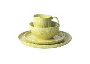 China Durable Stoneware Crockery Sets , Forma Shine Color Oven Safe Dinnerware Stoneware factory