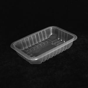 China 200 X 140 X 50 MM Clear Disposable Plastic Tray PP Disposable Fruit Tray Vegetable factory
