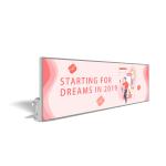 RoHS Transparent Rear Window Led Display P2.7 For Bus Advertising 936mmx250mm