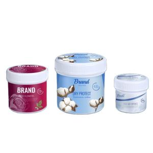 China 1L Round Plastic Screw Jar for Laundry Detergent Powder Package 100% Virgin Material factory