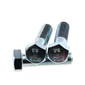 China SAE J429 Grade 2 Galvanized Hex Cap Screw Partially Threaded factory