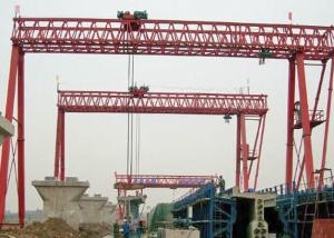 China 180T Electric Girder Launcher Crane , Steel Segmental Launching Gantry Crane factory