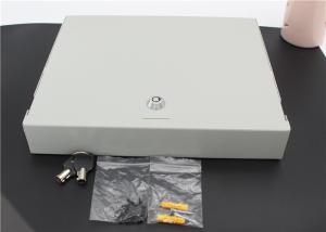 China Grey SC 24F Fiber Terminal Box Metal Shell Wall Mount Fiber Enclosure factory