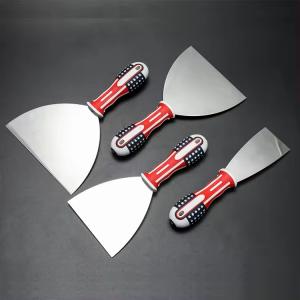 China Professional custom Multifunctional paint scraper putty knifes carbon steel plastering putty knife factory
