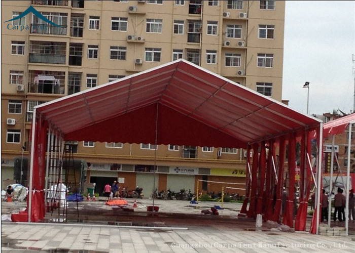 Aluminum Structure Red Marquee Tents Outdoor Tents For Parties